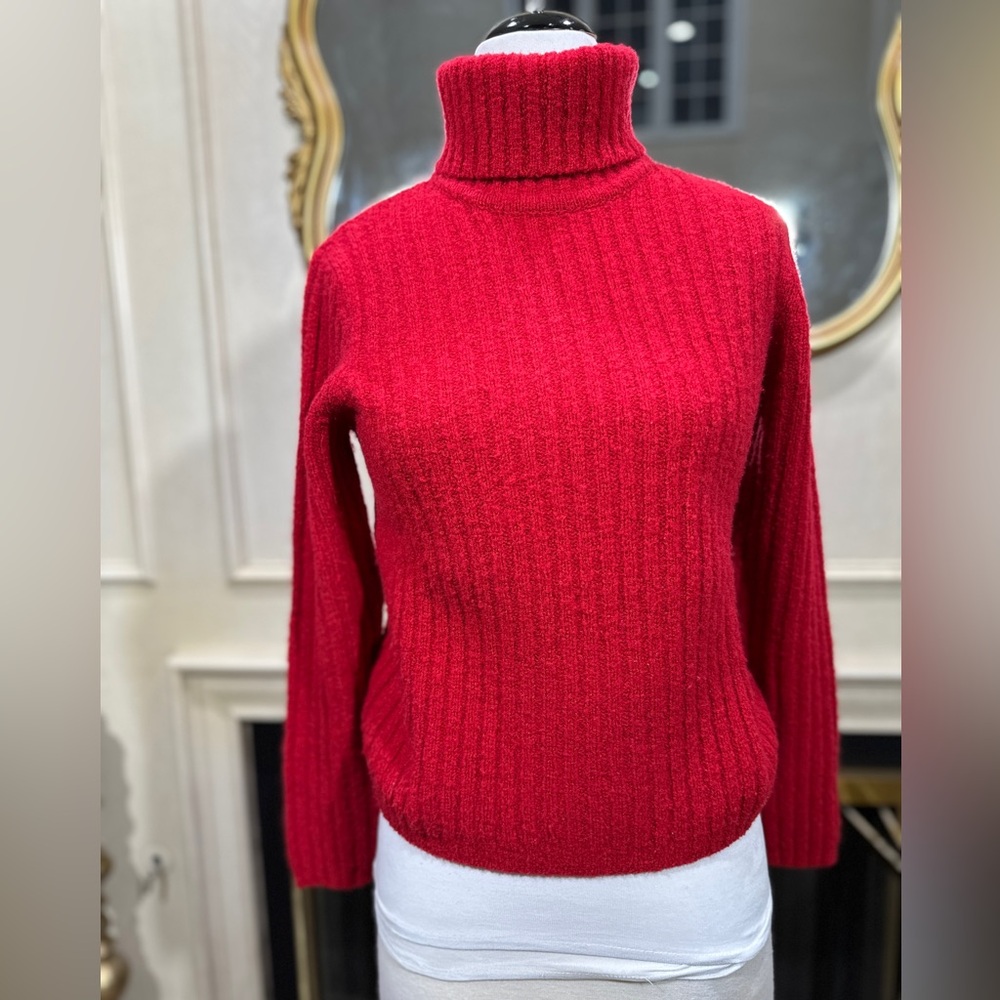 The Limited Sweater Small Red Angora‎ Wool Coquette Whimsygoth